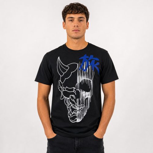 playera negra de hombre