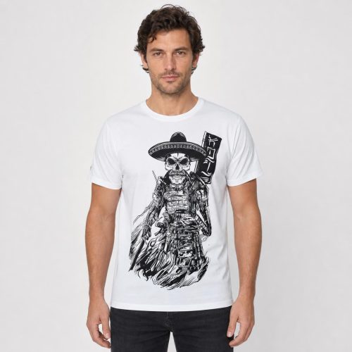 playera blanca de hombre