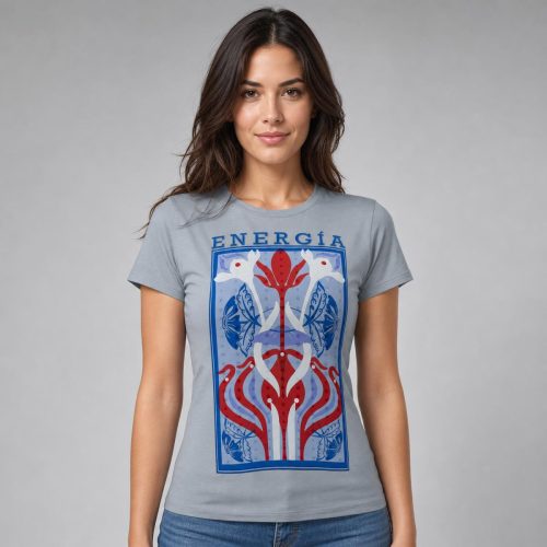 playera gris de mujer