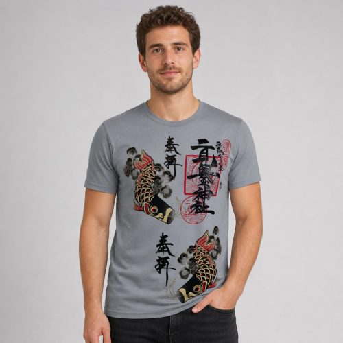 playera gris de hombre