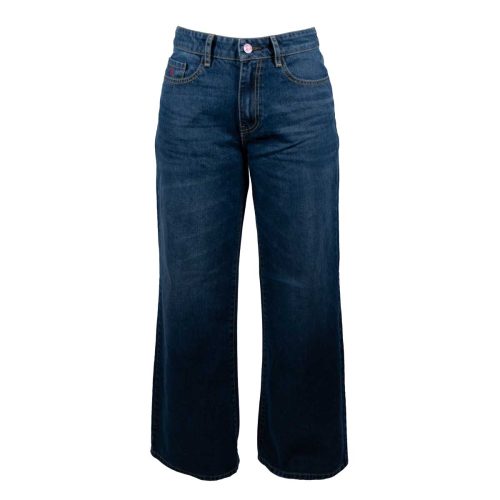 Pantalón de mezclilla para mujer azul obscuro