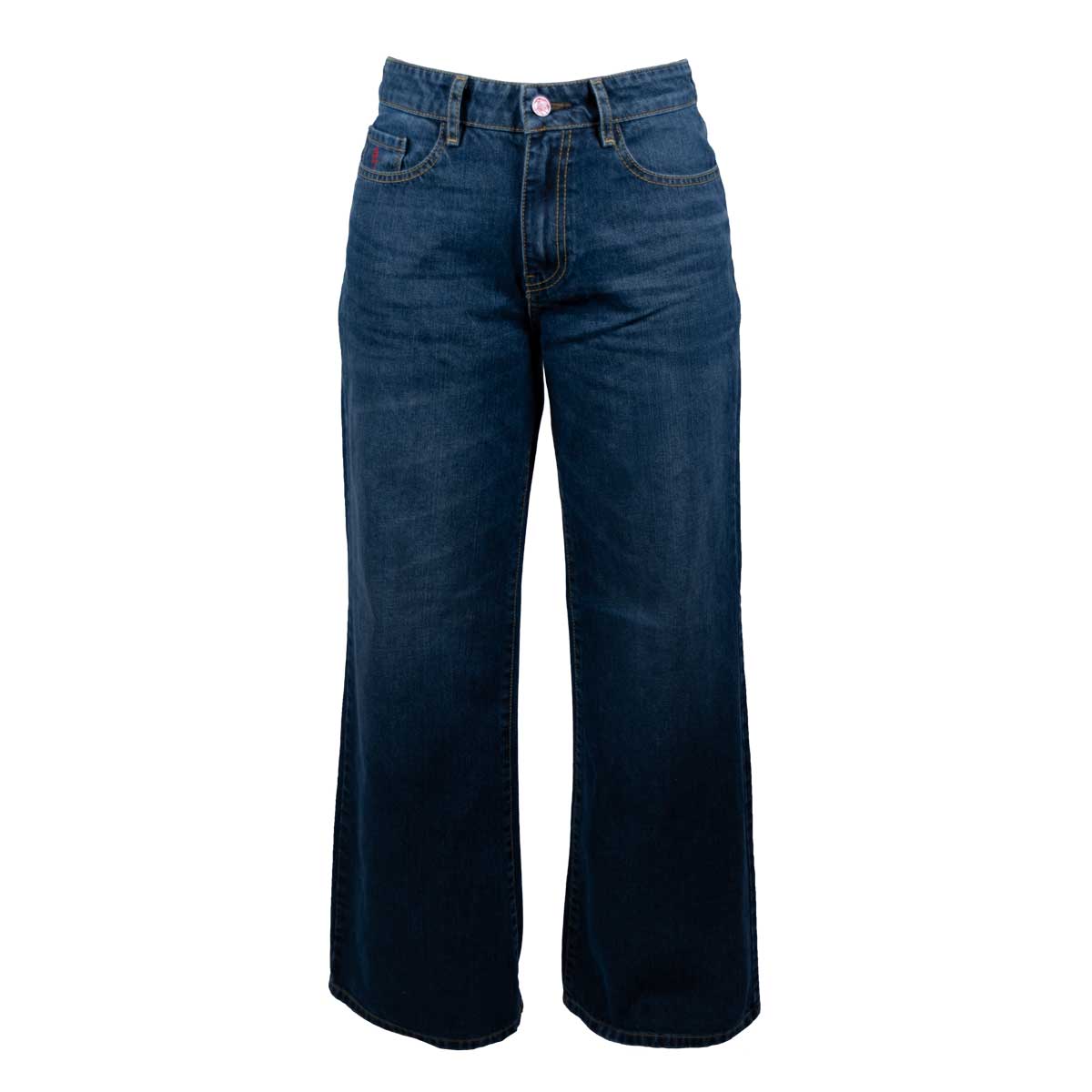 Pantalón de mezclilla para mujer azul obscuro