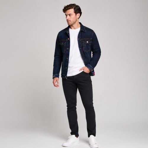 chamarra de mezclilla de hombre, moda urbana